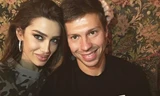 Bạn gái và tiền đạo Nga Fedor Smolov 