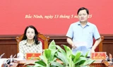 Lãnh đạo tỉnh Bắc Giang và Bắc Ninh họp bàn về chuẩn bị Văn kiện Đại hội Đảng bộ.