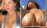 Kylie Jenner mặc ‘bikini khỏa thân’ gây bão mạng xã hội