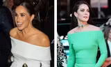 Khoe vai trần giữa trời lạnh, Meghan bị tố bắt chước Công nương Kate