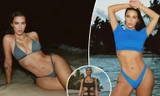 Kim Kardashian tung loạt ảnh đồ bơi ‘bốc lửa’
