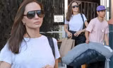 Pax Thiên hộ tống mẹ Angelina Jolie đi mua sắm