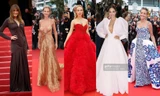 Cannes ngày 6: Sharon Stone cởi váy trên thảm đỏ, hai người đẹp gặp sự cố 'lộ hàng' kém duyên