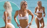 Kim Kardashian quyến rũ khó cưỡng với bikini, ‘siêu vòng ba’ năm xưa đã không còn