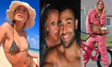 Bà xã Justin Bieber diện bikini bé xíu, Britney Spears tắm chung với tình trẻ 