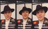  Seungri Big Bang chúc mừng tuyển U23, hô 'Việt Nam vô địch'