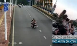 5 nữ sinh cấp 2 trên một chiếc xe tay ga gây choáng mạng xã hội