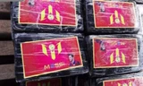 Những gói ma túy được dán nhãn là hình ảnh cầu thủ Lionel Messi.