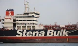 Tàu chở dầu Stena Impero hiện đang bị giam giữ tại thành phố cảng phía nam Iran - Bandar Abbas. Ảnh: Reuters