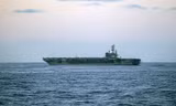 Tàu sân bay USS Ronald Reagan. Ảnh: AFP
