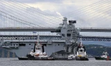 HMS Queen Elizabeth không chui lọt gầm cầu vì... quá cồng kềnh