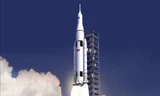 Hình ảnh mô phỏng tàu vũ trụ SLS được phóng lên từ Trung tâm Vũ trụ Kennedy (Florida, Mỹ). Ảnh: NASA