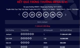 Thông báo kết quả quay thưởng trên website Vietlott ngày 13/11. Ảnh chụp màn hình