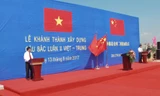 Lễ khánh thành xây dựng cầu Bắc Luân II Việt - Trung.
