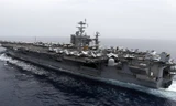 Tàu sân bay Mỹ USS Harry S. Truman. Ảnh: AP