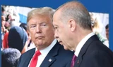 Tổng thống Mỹ Donald Trump và Tổng thống Thổ Nhĩ Kỳ Recep Tayyip Erdogan. Ảnh: AP