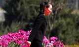 Bà Kim Yo-jong, người thân cận với Chủ tịch Triều Tiên Kim Jong-un, đồng thời được coi là "bóng hồng quyền lực" ở Bình Nhưỡng. Ảnh: Reuters