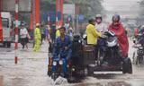 Xe tải, ba gác và máy xúc “đắt hàng” ngày mưa ngập