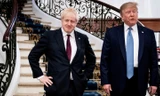 Thủ tướng Anh Boris Johnson và Tổng thống Mỹ Donald Trump. Ảnh: Reuters