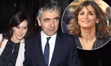 "Mr.Bean" cùng bồ trẻ (ảnh lớn) và vợ (ảnh nhỏ).