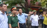 Lãnh đạo TP Hà Nội trực tiếp chỉ đạo tại hiện trường vụ sập nhà.