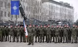 Lực lượng NATO do Mỹ dẫn đầu đến Litva ngày 7/2. Ảnh: Reuters.