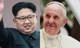Chủ tịch Kim Jong-un và Giáo hoàng Francis. 