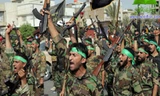 Hashd al-Shaabi, lực lượng do Iran hậu thuẫn đóng vai trò quan trọng trong hoạt động chống IS trên mặt đất. Ảnh: al-offok