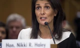Đại sứ Mỹ tại Liên Hợp Quốc Nikki Haley. Ảnh: AFP