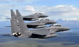Máy bay tiêm kích F-15K của không quân Hàn Quốc. Ảnh: Yonhap