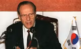 Ông William Perry, cựu quan chức phụ trách vấn đề chính sách đối với Triều Tiên của Mỹ dưới thời cựu Tổng thống Mỹ Bill Clinton. Ảnh: Getty Images 