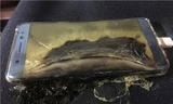 Một chiếc Samsung Galaxy Note7 bị nổ pin
