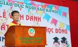 Em Phạm Việt Hưng - chủ nhân của suất học bổng 100% ở khối 5 - chia sẻ cảm xúc khi trở thành tân học sinh lớp 6A0 - trường THCS Ngôi Sao Hà Nội và gửi lời tri ân tới các thầy cô giáo
