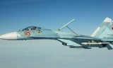 Tiêm kích Su-27 Nga. Ảnh: Không quân Bỉ