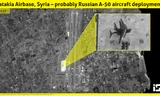 Hình ảnh vệ tinh cho thấy chiếc A-50U của Nga tại Syria. Ảnh: Defense News.