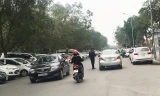 Cty Ngọc Diệp phải xoá bỏ các điểm trông xe dưới lòng đường từ ngày 7/2 do không được cấp phép.