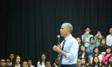 Tổng thống Mỹ Obama trả lời nhiệt thành, chu tất và cặn kẽ trước các câu hỏi.
