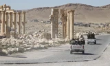 Quân đội Syria vừa giành lại thành cổ Palmyra từ tay IS. Ảnh: Almasdar news.