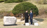 Ẩn ý sâu xa đằng sau lễ trồng cây thông của lãnh đạo Hàn - Triều