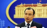 Người phát ngôn Bộ ngoại giao Lê Hải Bình. Ảnh: QĐ.