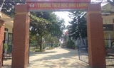 Trường tiểu học Bắc Lương, xã Bắc Lương, huyện Thọ Xuân (Thanh Hóa) - nơi xảy ra vụ việc. Ảnh: Hoàng Lam