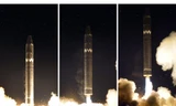 Tận thấy tên lửa Hwasong-15 của Triều Tiên rời bệ phóng