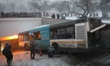 Khoảnh khắc xe buýt lao xuống đường hầm, đoạt mạng 5 người ở Moscow