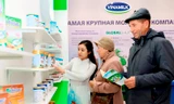 Sản phẩm Vinamilk được trưng bày tại hội chợ “Hàng Việt Nam chất lượng cao Mátxcơva 2015” tại Nga và đã chiếm được cảm tình của người tiêu dùng nơi đây.