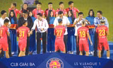 Tập thể “Chúng ta là một” của CLB Sài Gòn tan tác ngay sau một mùa giải thành công Ảnh: Anh Tú