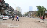 Ngày 10/3, phố Nguyên Hồng đã được trả lại cho người đi bộ