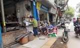 Sau đợt cao điểm ra quân, hàng quán đang lấn chiếm trở lại ở ngõ 170 Đê La Thành, quận Đống Đa 