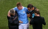 De Bruyne bị gãy xương mũi và hốc mắt, nguy cơ lỡ Euro 2020