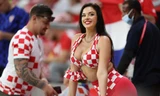 Cựu hoa hậu Croatia tiếp tục ‘thiêu đốt’ khán đài World Cup 2022