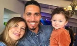 Gia đình nhỏ của Chris Smalling.